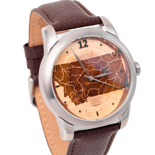 Montana Rivers Men's Wood Watch (43 mm)