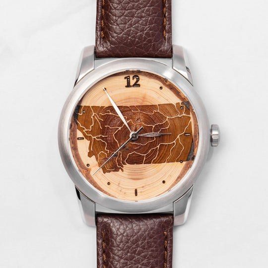 Personalized Watch with Custom Engraved Front Face
